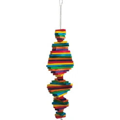 Keddoc Vogelspeelgoed Stacker - Vogelspeelgoed - 17.5x5 cm Multi-Color