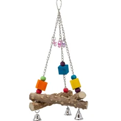 Keddoc Vogelspeelgoed Timely Triangle - Vogelspeelgoed - 38x20x5 cm Multi-Color