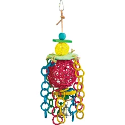 Keddoc Vogelspeelgoed Wobbly Rings - Vogelspeelgoed - Ø10x43 cm Multi-Color