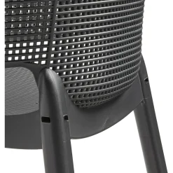 Keter Stoel Elisa - Tuinmeubelen - 62.5x57x79cm cm Antraciet Stapelbaar