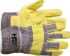 Kixx Handschoen Varkenssplit - Handschoenen - 27x15x12 cm Geel Size 10