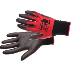 Kixx Tuinhandschoen Connect - Touch Rood&Zwart - Handschoenen