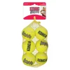 Kong Air Squeaker Ball - Hondenspeelgoed - Ø6 cm Geel 6 stuks Medium