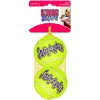 Kong Air Squeaker Ball - Hondenspeelgoed - Ø8 cm Geel Large