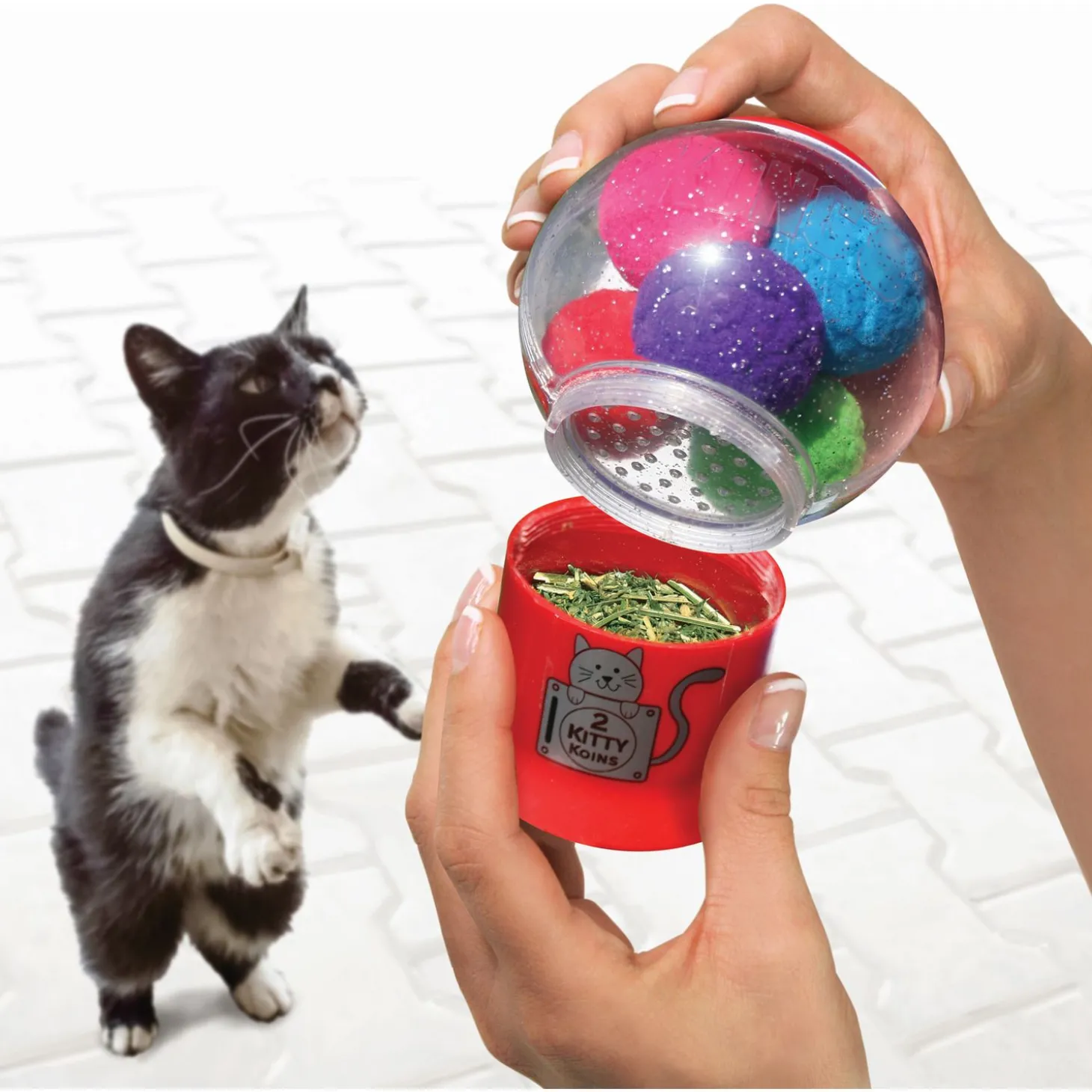 Kong Catnip Infuser - Kattenspeelgoed - Rood