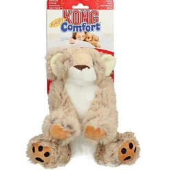Kong Comfort Kiddos Lion - Hondenspeelgoed - Bruin Large