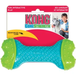 Kong Corestrength Bone Blauw&Groen - Hondenspeelgoed