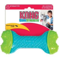 Kong Corestrength Bone Blauw&Groen - Hondenspeelgoed
