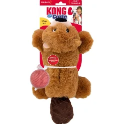 Kong Cozie Pocketz Beaver - Hondenspeelgoed - 24x18 cm Medium