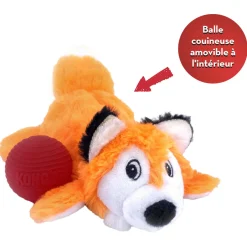 Kong Cozie Pocketz Fox - Hondenspeelgoed - 32x18 cm Medium