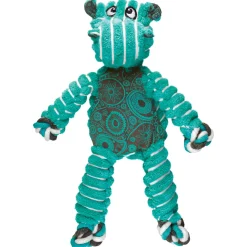 Kong Floppy Knots Hippo - Hondenspeelgoed - 36x19 cm Medium/Large