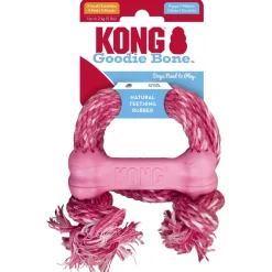 Kong Goodie Bone Met Touw Puppy - Hondenspeelgoed - 8 cm Assorti Xsmall
