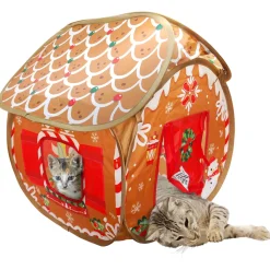 Kong Holiday Play Spaces Bungalow Gingerbread - Kattenspeelgoed -