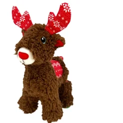 Kong Holiday Sherps Reindeer - Hondenspeelgoed - Bruin M