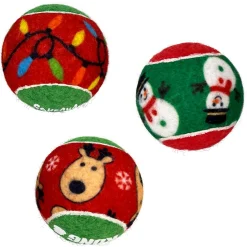 Kong Holiday Squeakair Balls - Hondenspeelgoed - M