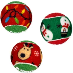 Kong Holiday Squeakair Balls - Hondenspeelgoed - S