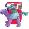 Kong Knots Carnival Camel - Hondenspeelgoed - 25x25 cm Roze Groen Medium-Large