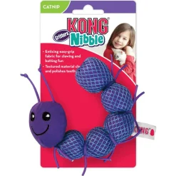 Kong Nibble Critter Catnipillar - Kattenspeelgoed -