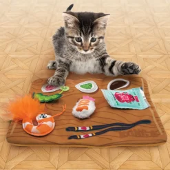 Kong Pull-A-Partz Sushi - Kattenspeelgoed - One Size