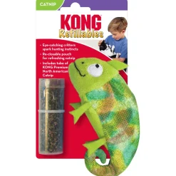 Kong Refillables Chameleon - Kattenspeelgoed - Camouflage Met Catnip