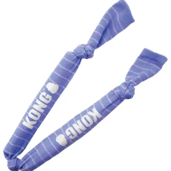 Kong Signature Crunch Rope Double Puppy - Hondenspeelgoed - 42 cm Lichtpaars Large