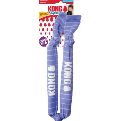 Kong Signature Crunch Rope Double Puppy - Hondenspeelgoed - 42 cm Lichtpaars Large
