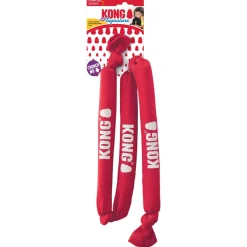 Kong Signature Crunch Rope Triple - Hondenspeelgoed - 96.5 cm Rood Large