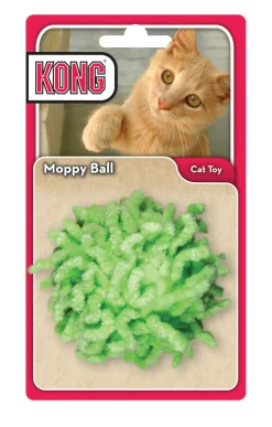 Kong Speeltje Moppy Bal - Kattenspeelgoed - Ø6 cm Assorti