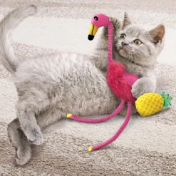 Kong Tropics Flamingo - Kattenspeelgoed -