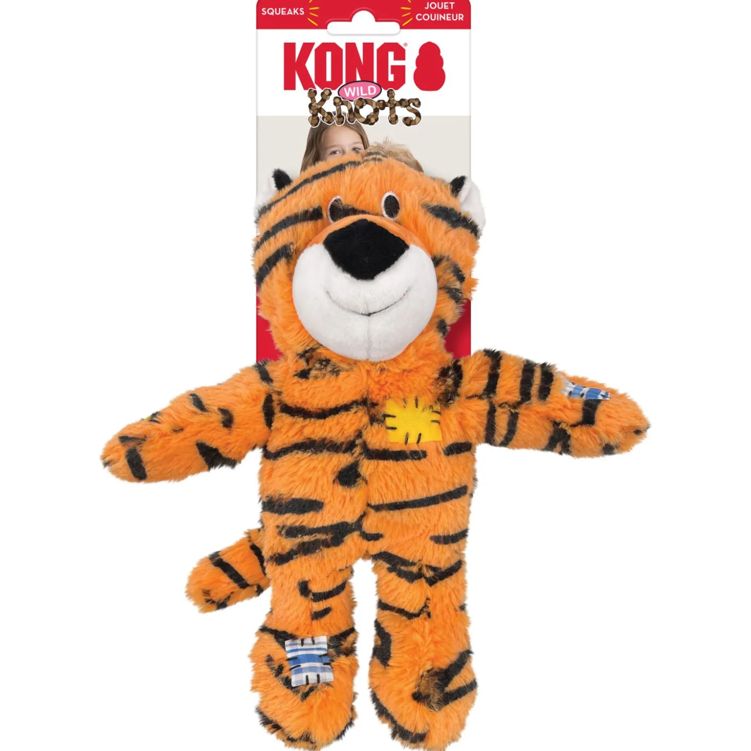 Kong Wild Knots Tiger - Hondenspeelgoed - Large