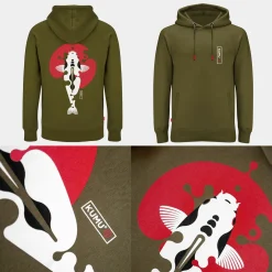 Kumu Hoodie Rising Sun Medium - Kleding -