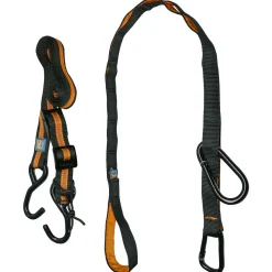 Kurgo Auto Zip Line - Hondenautoaccessoire - Zwart Oranje