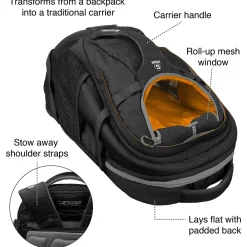 Kurgo G-Train K-9 Rugzak - Hondenrugzak