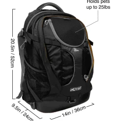 Kurgo G-Train K-9 Rugzak - Hondenrugzak