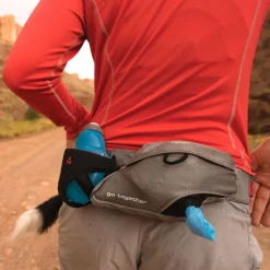 Kurgo K9 Excusion Running Belt - Hondenheupgordel - Grijs Rood