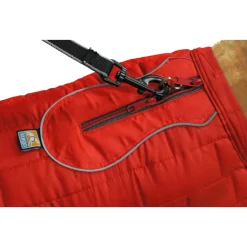 Kurgo Loft Jacket Rood&Antraciet - Hondenjas