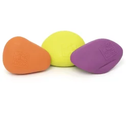 Kurgo Skipping Stones - Hondenspeelgoed - Groen Oranje Paars 3 stuks