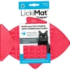 Lickimat Casper - Slowfeeder Voor De Kat - Tegen Schrokken - Kattenvoerbak - 22x16 cm Pink