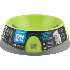 Lickimat Oh Bowl - Betere Orale Gezondheid! Appelgroen - Hondenvoerbak