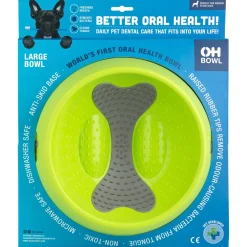 Lickimat Oh Bowl - Betere Orale Gezondheid! Appelgroen - Hondenvoerbak