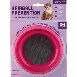 Lickimat Oh Bowl - Hairball Prevention - Oral Health - Kattenvoerbak - Ø16x5 cm Pink
