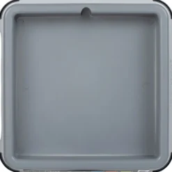 Lickimat Outdoor Keeper - Voederbak/Voederbakhouder Voor Voermat - Hondenvoerbak - 26x26 cm Grijs