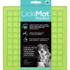 Lickimat Playdate Treat Slowfeeder Voermat - Hondenvoerbak - 20x20 cm Appelgroen