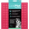 Lickimat Playdate Treat Slowfeeder Voermat - Hondenvoerbak - 20x20 cm Roze