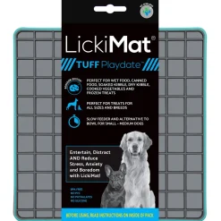 Lickimat Playdate Tuff - Reducerende Stress Voermat 20x20 cm - Hondenvoerbak