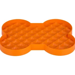 Lickimat Slodog - Slowfeeder Voermat - Hondenvoerbak - 35x26 cm Oranje