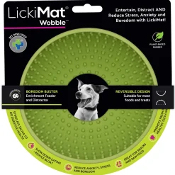 Lickimat Wobble - Anti-Schrok Slowfeeder Bowl! Ø16x9 cm - Hondenvoerbak