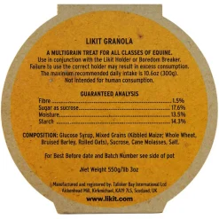 Likit Granola - Paardensnack - Bessen 550 g