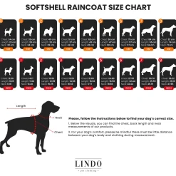 Lindo Honden Regenjas Aqua - Hondenkleding - Zwart 1