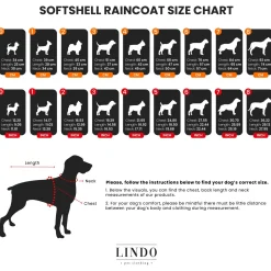 Lindo Honden Regenjas Softshell - Hondenkleding - Groen 1